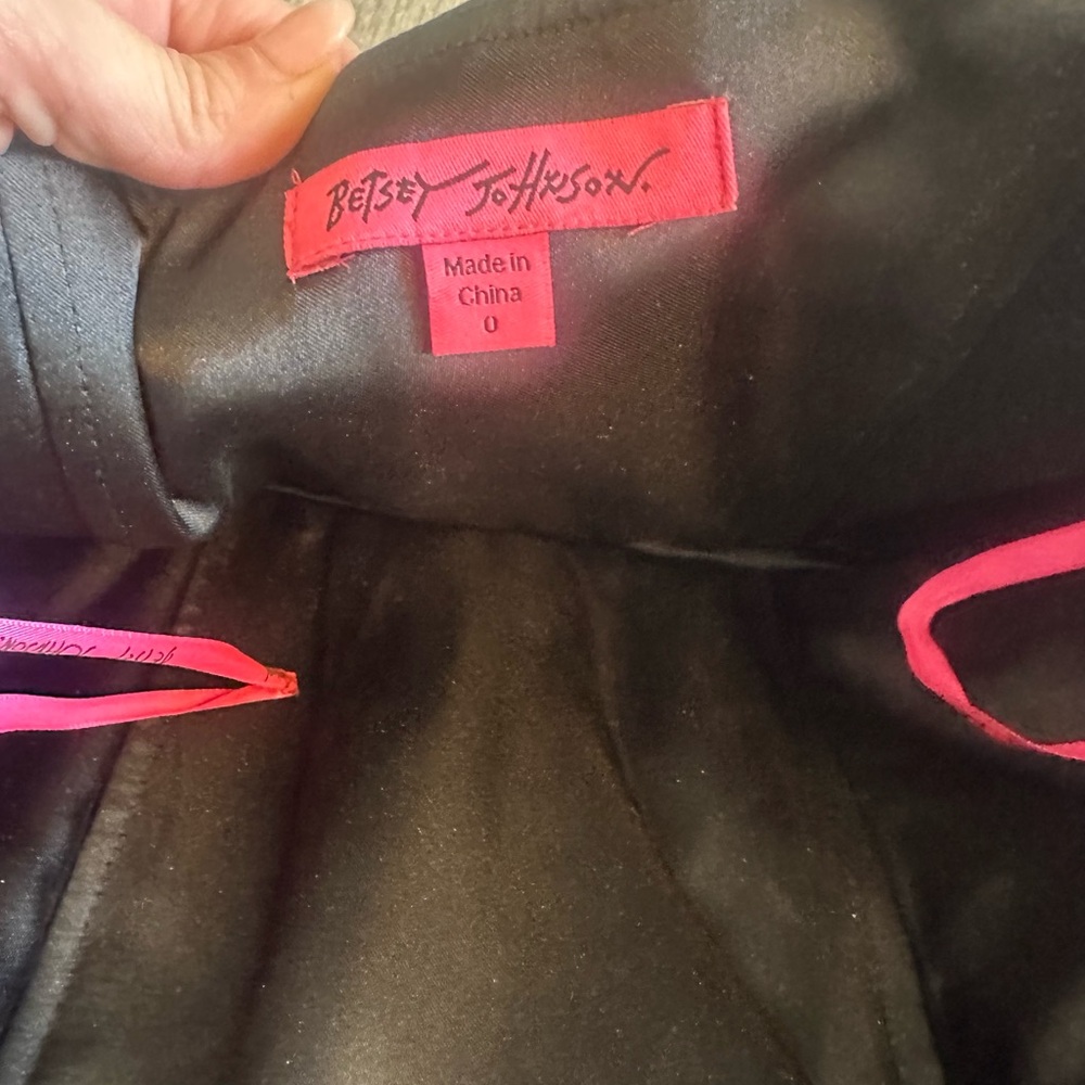 Betsey Johnson Black Dress - Picture 3 of 5